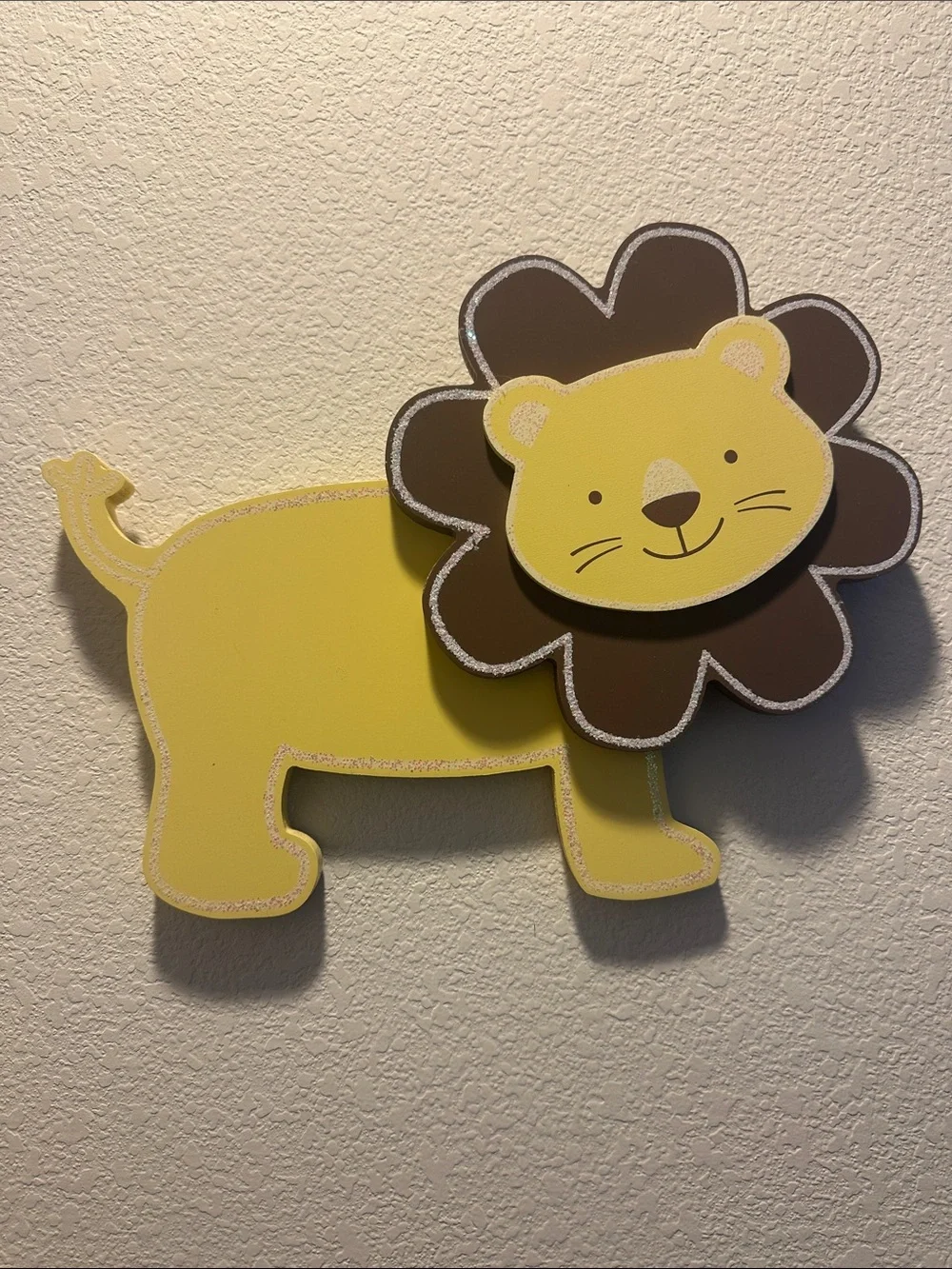 Playful Yellow Safari Animal Wall Decor Set - Unbranded